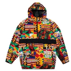 Rise Up Tiger Half-Zip Pullover Jacket Man's Multiple sizes